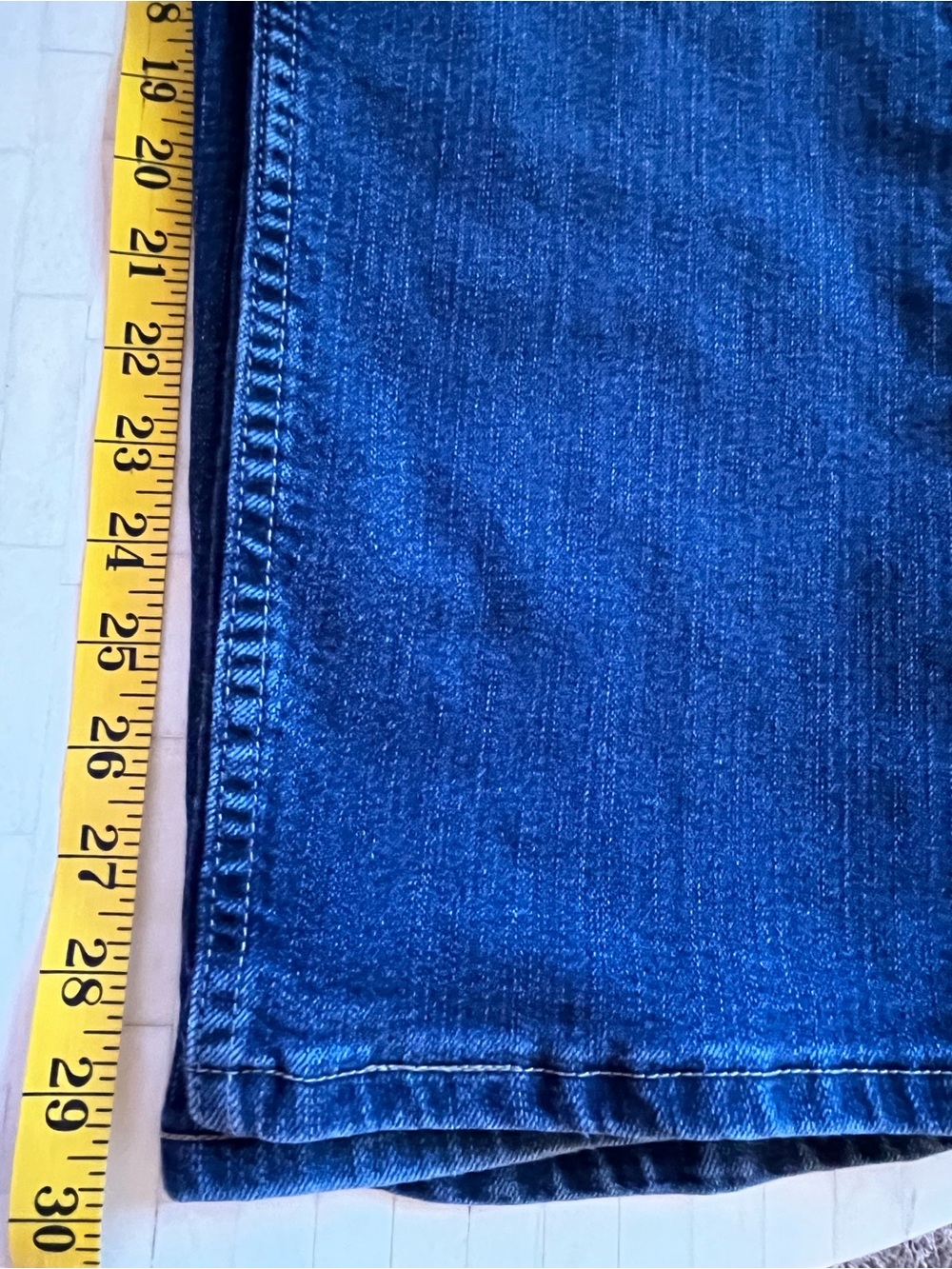 Riders Women's Straight Leg Jeans in Dark Blue - Picture 13 of 13